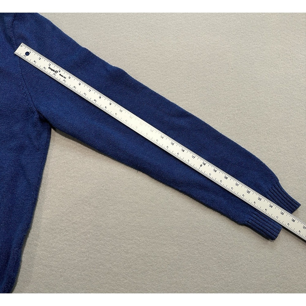 Polo Ralph Lauren Mens XXL Blue 1/4 Zip Sweater Cotton Pony Logo Pullover - Picture 10 of 13